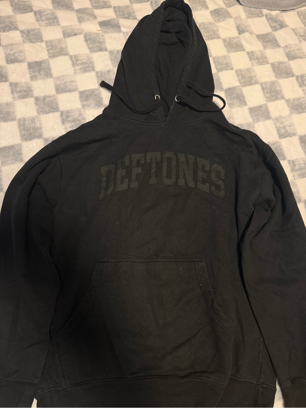Official Deftones Merch Black Pullover Hoodie